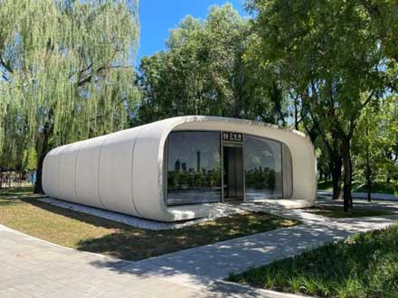北京朝阳公园3D打印出了两个卫生间！